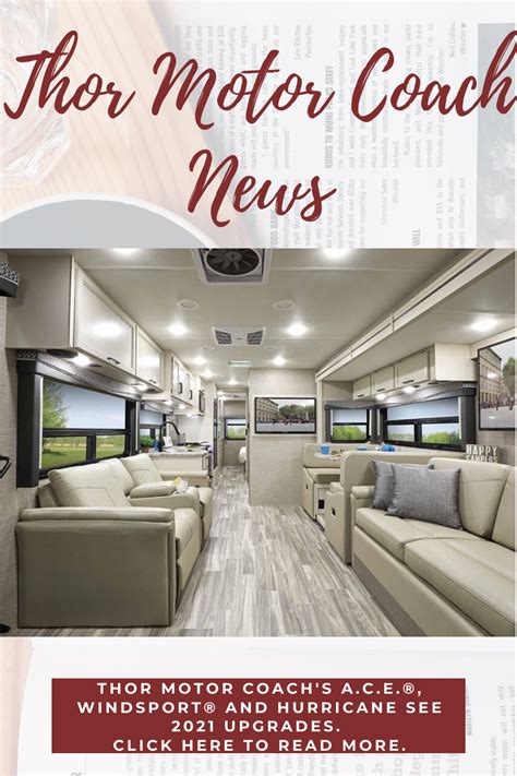 Class A Rvs By Thor Motor Coach See 2021 Upgrades Thor Motor Coach