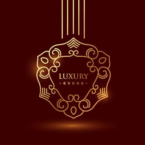 Premium Luxury Golden Floral Symbol Download Free Vector Art Stock