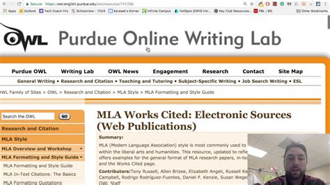 The owl ist the online writing lab which helps writers at the purdue campus. Source cards and Research Cards (Purdue OWL) - YouTube