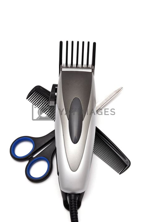 Hair Clipper Comb And Scissors By Vetkit Vectors And Illustrations With