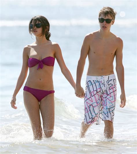 Selena Gomez And Then Babefriend Justin Bieber Showed Off Their Beach Pictures Of Celebrities