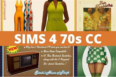 27 Sims 4 70s Cc Get Your Sims Grooving We Want Mods