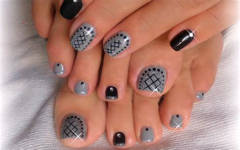 Diseños de uñas decoradas con muñecos. uñas pies modelo 3 ⋆ Diseños de uñas decoradas