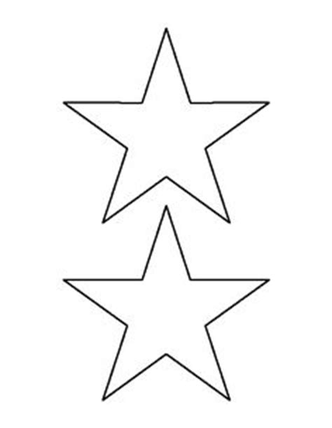 Since their first show, a very potter. 4 inch star pattern. Use the printable outline for crafts ...