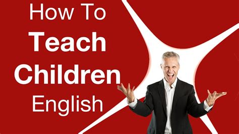 How To Teach Children English Youtube