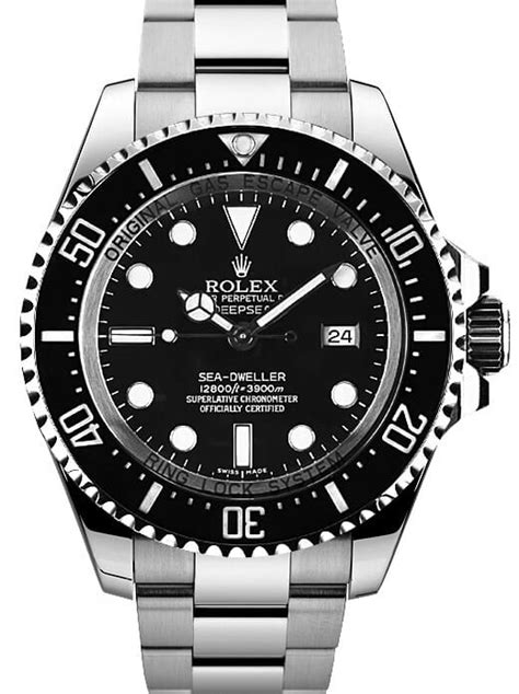 rolex sea dweller deepsea black index dial 116660