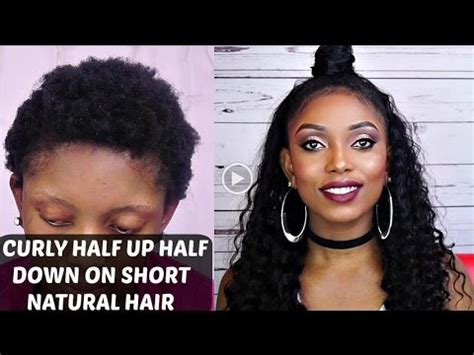Maybe you would like to learn more about one of these? Half Up Half Down Tutorial On Short Natural Hair ...