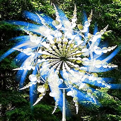 Unique And Magical Metal Windmill Sculptures Move With The Wind Lawn