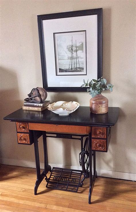 Suggestions For Antique Sewing Machine Makeover Sewing Table