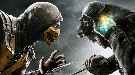 Dishonored Rain Scorpion Mortal Kombat HD wallpaper | games | Wallpaper Better