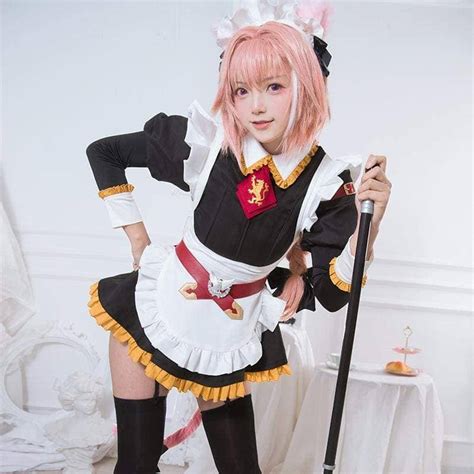 Xcoser Fate Astolfo Maid Uniform Cosplay Costume Best By Xcoser