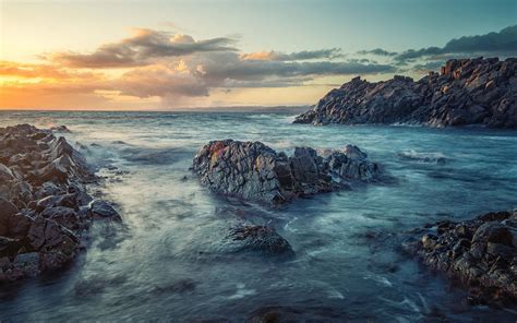 Norway Sea Coast Sunrises And Sunsets Imac Wallpaper Download