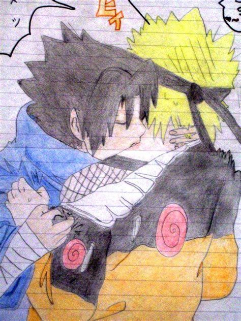 Sasuke X Naruto Kiss By Yayoii On Deviantart
