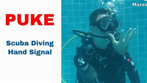 Puke Sign 🤮 Scuba Diving Hand Signal Youtube