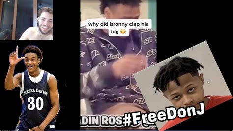 Adins Ross Reacts To Funny Discord Videos Ft Bronny James Ssb