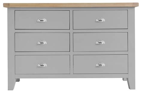 Kettering Grey Bedroom 6 Drawer Chest The Clearance Zone