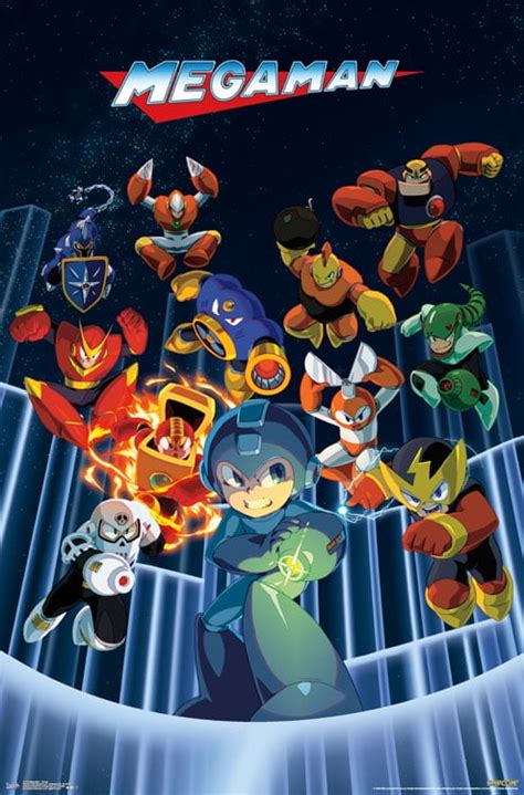 Mega Man Group Wall Poster 22375 X 34