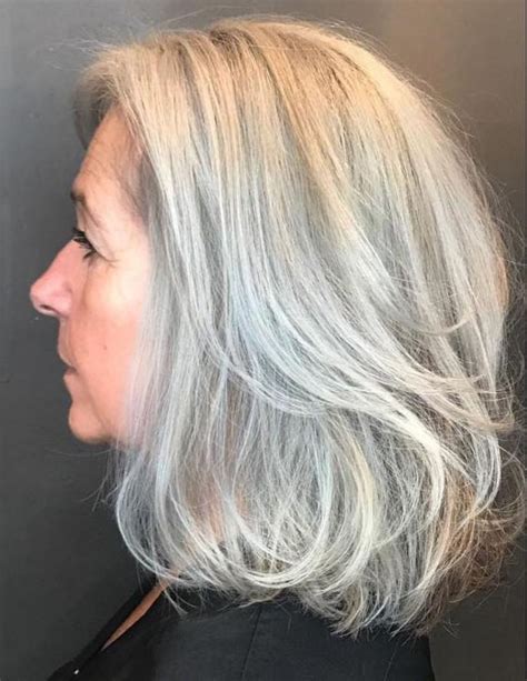 65 Gorgeous Hairstyles For Gray Hair To Try In 2024 Gorgeous Gray Hair Long Gray Hair Medium