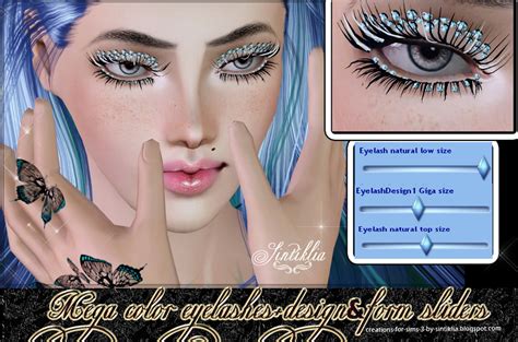 Looking For The Sims Cc Sintikliasims Mega Color Eyelashes Updated For
