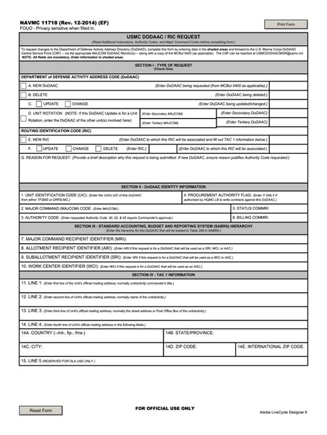 Navmc 11718 Fill Out And Sign Online Dochub