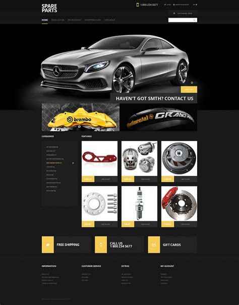 15 Popular Auto Parts Open Cart Themes And Templates Free And Premium
