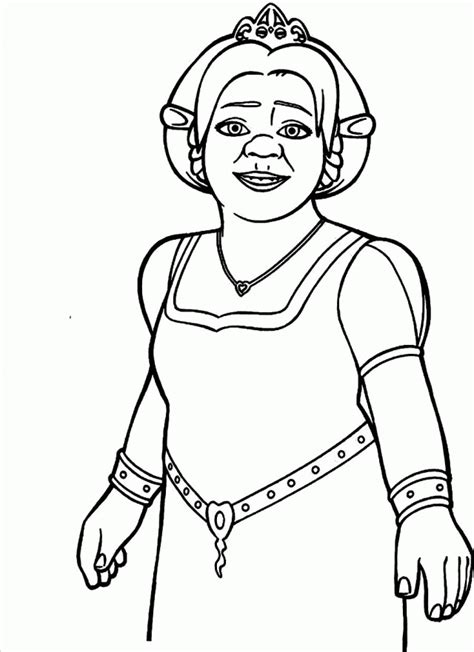 Prinses Fiona Kleurplaat Colouring Pages Printable Coloring Pages