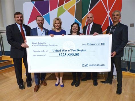 Mississauga Employees Raise Record Breaking 22589008 For The United