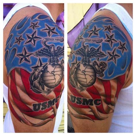 Pin usmc devil dog tattoo marine corps tattoos sgt grit on pinterest. Pin on Marines