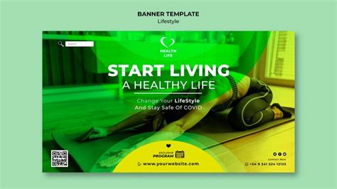 Free Psd Change Your Lifestyle Banner Template