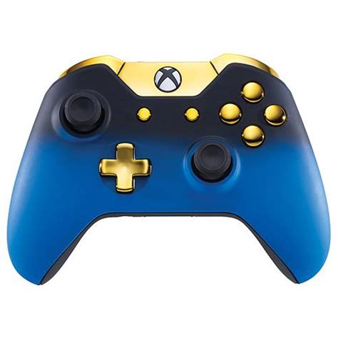 Kaufe Xbox One Controller Blue Shadow And Gold Edition