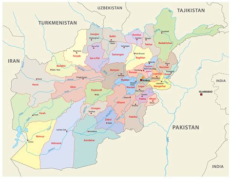 Ai, eps, pdf, svg, jpg, png archive size: Afghanistan Maps & Facts - World Atlas