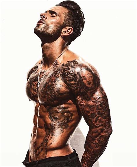 tattooed model leon scott alternative male model inked guy united kingdom hot guys tattoos