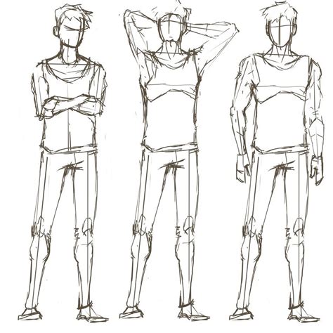 I Think This Poses Are For Cool Characters Drawing Poses Male