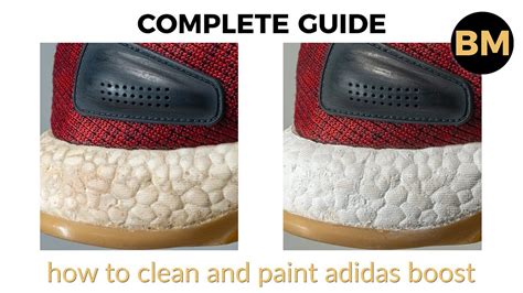 How To Clean And Paint Adidas Boost Midsoles Complete Guide Youtube