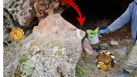 Metal Dedekdörle Mağaraya Sakladığı Eşkiyanın Hazinesini Bulma Anı