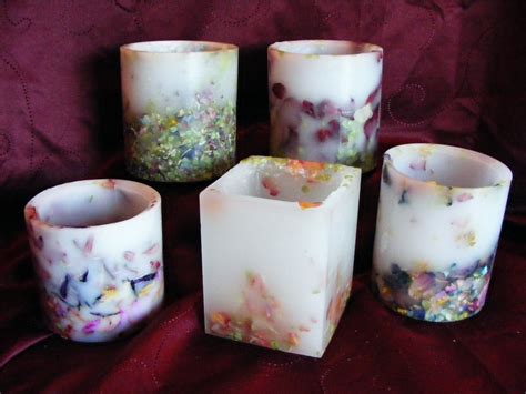 Candles with flowers in them. 7 best images about Keepsake Candles, Floral Preservation ...