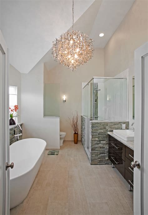 Glass, metal, and even concrete surfaces; Modern Bathrooms Ideas | Greater Phila. Area | HTRenovations