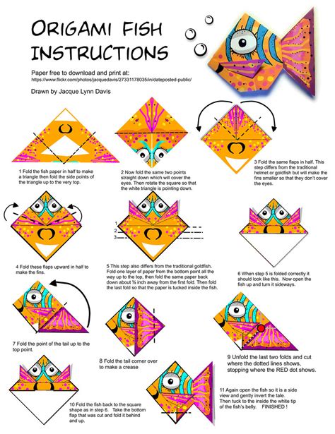 Origami Ideas Origami Instructions Of A Fish