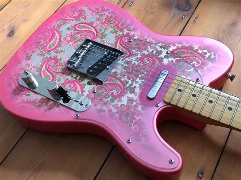 1996 Fender Pink Paisley Telecaster James Burton Gods Own Guitars