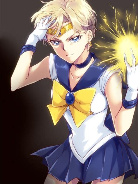 1girl Adjustinghair Bishoujosenshisailormoon Blondehair Blueeyes Choker Sailor Moon