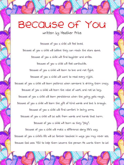 Appreciation Poems