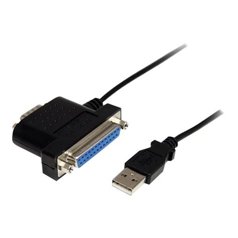 Startech Icusb2321284 3 Ft 1s1p Usb To Serial Parallel Port Adapter Cable Serial