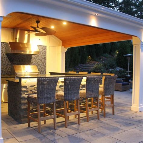 Why do you need an outdoor kitchen with a pool? 15' x 22' Custom Pool House/Cabana with Outdoor Kitchen ...