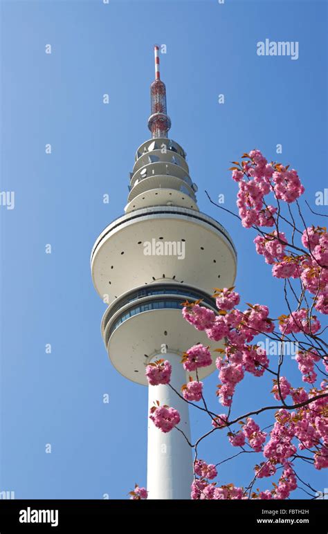 Hamburg Tv Tower Stock Photo Alamy