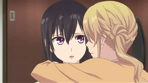 yuzu asks mei about the kiss yuri manga yuri anime manga anime lesbian love citrus anime