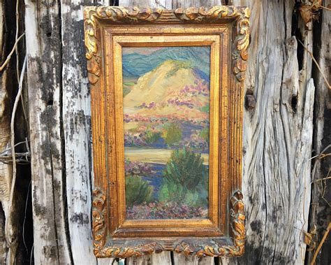 Pair Of Framed Original Oil Painting Panels By James Merriam