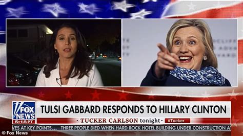 Watch Tulsi Gabbard Takes Down Hillary Clinton During Tucker Carlson