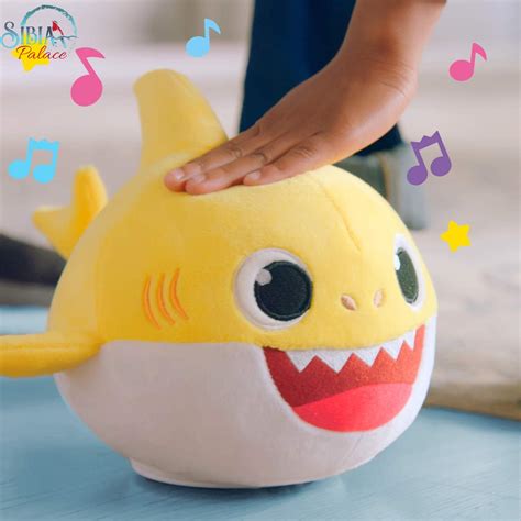 Pinkfong Moving Dancing Singing Yellow Baby Shark Toy Rotary Plush