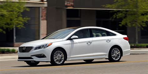 The 2015 hyundai sonata se undercuts segment heavyweight sedans from honda and toyota by $825 and $1,275, respectively. 2015 Hyundai Sonata 2.4L First Drive ¬- Review - Car and ...