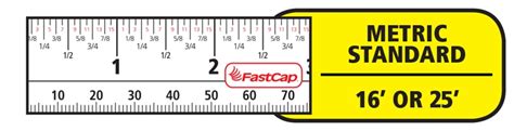 How to read a measuring tape in meters. Pro-Carpenter PMS Measuring Tape (Metric/ Standard)